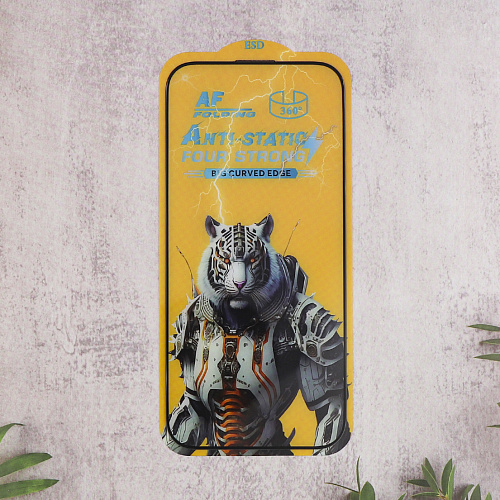 Защитное стекло на iPhone 17 Air, AF 360, прозрачное с черной рамкой, X-CASE