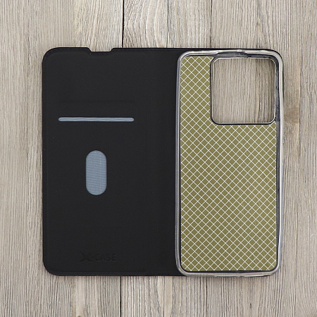 Чехол-книжка для Xiaomi 13T/13T Pro/K60 ULTRA/K60, X-CASE, боковой, черный