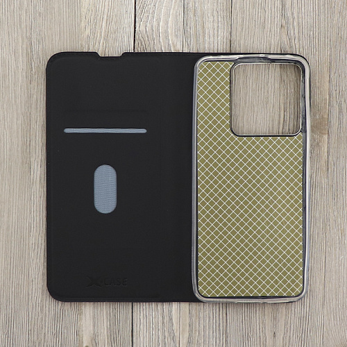 Чехол-книжка для Xiaomi 13T/13T Pro/K60 ULTRA/K60, X-CASE, боковой, черный