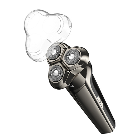 Электробритва с тремя лезвиями, HP39, HOCO, вес 135 г, время работы 60 минут, серый, серый