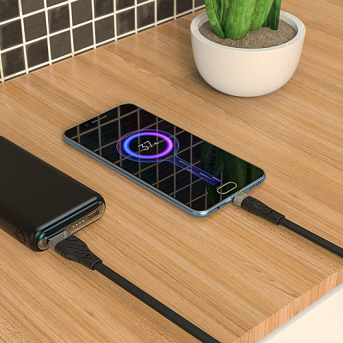 USB Кабель Micro, HOCO, X53,  черный