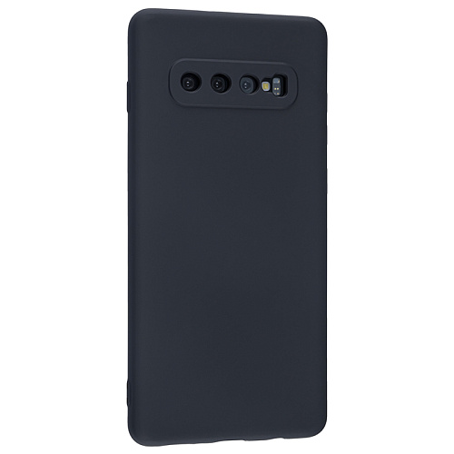 Чехол силиконовый для Samsung SM-G975, Galaxy S10 Plus, good quality, микс, X-CASE, черный