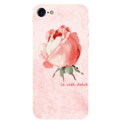 Чехол силиконовый для iPhone 6 Plus/6S Plus, HOCO, с дизайном роза