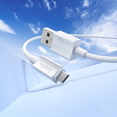 USB Кабель Micro, HOCO, X107, 1м, белый