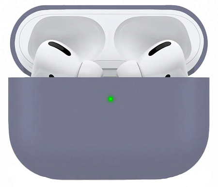 Чехол силиконовый для Airpods Pro/Pro 2, X-CASE, сиреневый (Lavander)