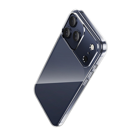 Чехол силиконовый для iPhone 17 Pro, Light series TPU, HOCO, прозрачный