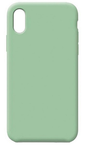 Чехол - накладка для iPhone XR, Silicon Case, без лого, зеленый лес