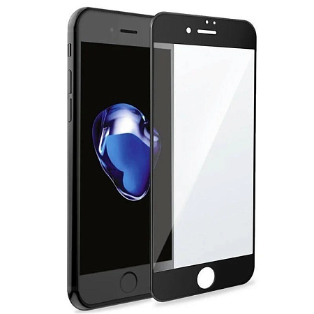 Защитное стекло на iPhone 6 Plus/6S Plus, Silk Screen 2.5D, черный, X-CASE