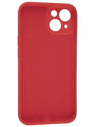 Чехол силиконовый для iPhone 14 (6.1), good quality, c защитой камеры, X-CASE, красный