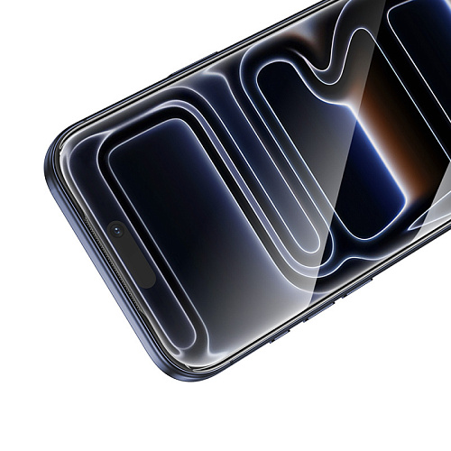 Защитное стекло для iPhone 17 Pro, A777 Plus, HOCO, антишпионское, черное