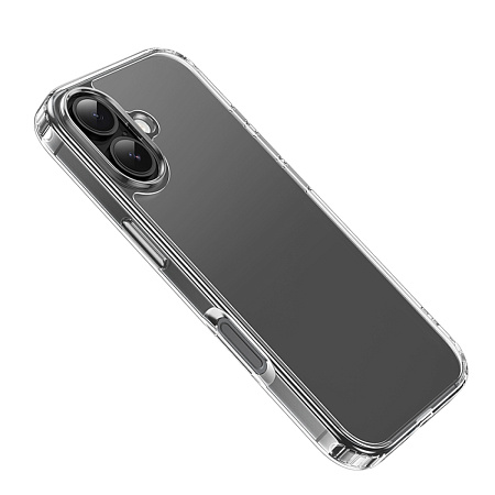 Чехол силиконовый для iPhone 17, Противоударная серия TPU, HOCO, прозрачный