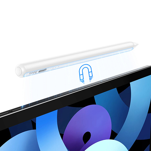 Стилус, GM114, HOCO, емкостной, емкостной, время работы: 11-14ч, цвет белый