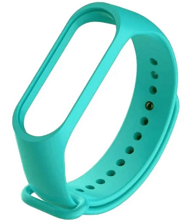 Ремешок на руку для Mi band 3/4, силиконовый, бирюзовый