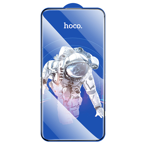 Защитное стекло для iPhone 17 Air, G14, HOCO, Guardian shield series full-screen HD tempered glass, черное