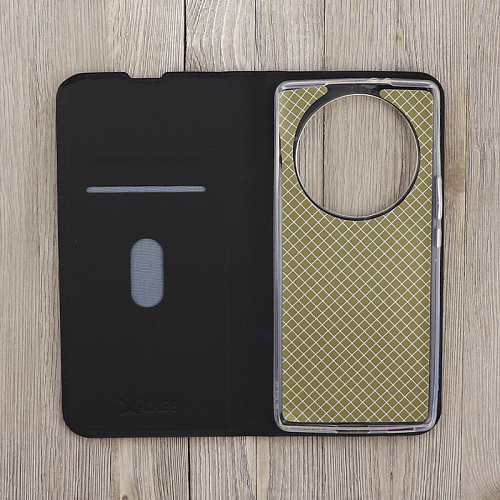 Чехол-книжка для Huawei Honor X40 5G/X9A/Magic 5 Lite, X-CASE, боковой, черный