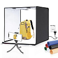 Портативный световой короб PULUZ для фотостудии 60 x 60 x 60 см, светодиодная лампа 5500 К,