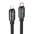 Кабель Lightning to Type-C (PD), HOCO, U143, 1.2м, цвет черный