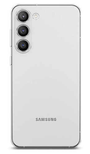 Чехол силиконовый для Samsung Galaxy S23 Plus, X-CASE, прозрачный