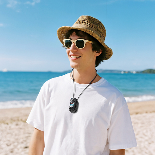 Спортивная камера DV105, НOCO, вес 35,6 г, емкость аккумулятора: 350 мАч,черный