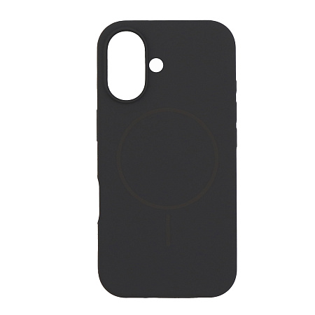 Чехол-накладка для iPhone 16, Silicon Case, магнитный (MagSafe), без лого, X-CASE, угольно-серый