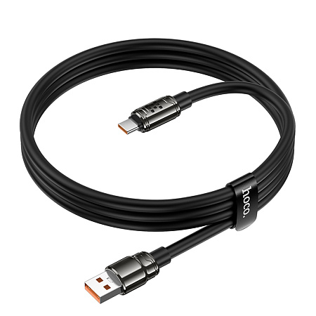 USB Кабель Type-C, HOCO, U143, 1.2 метра длина , цвет черный
