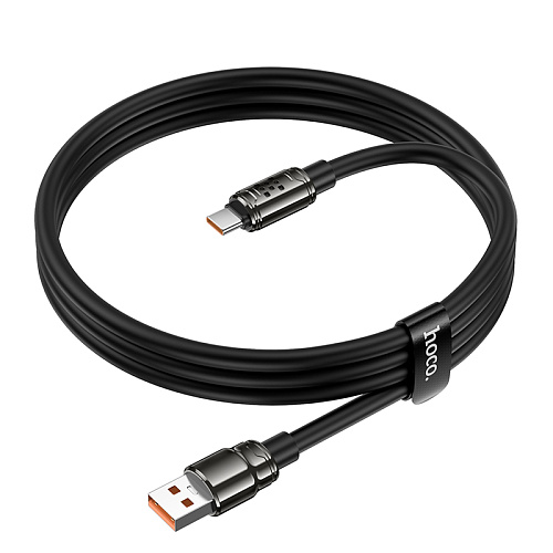 USB Кабель Type-C, HOCO, U143, 1.2 метра длина , цвет черный