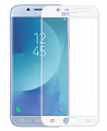 Защитное стекло на Samsung J530F, Galaxy J5 (2017), 3D, с загибом, белый, X-CASE