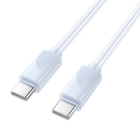 Кабель Type-C на Type-C, HOCO, X114, 1 метр, 60W, цвет синий