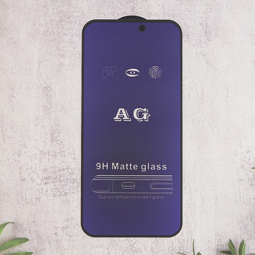 Защитное стекло на iPhone 17 Pro Max, Anti-blue ray матовый, черный, X-CASE