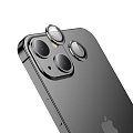 Защитное стекло для iPhone 15/15 Plus, V12 Plus, HOCO, на заднюю камеру, черный
