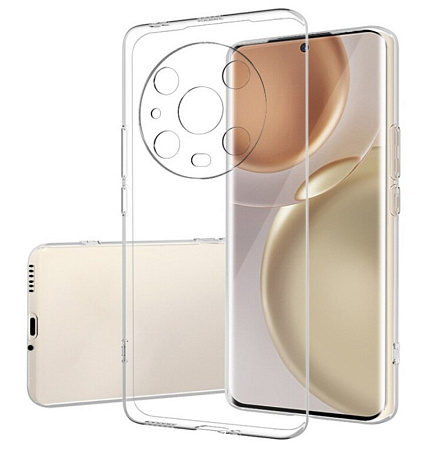 Чехол силиконовый для Huawei Magic 4 Pro, с защитой камеры, X-CASE, прозрачный