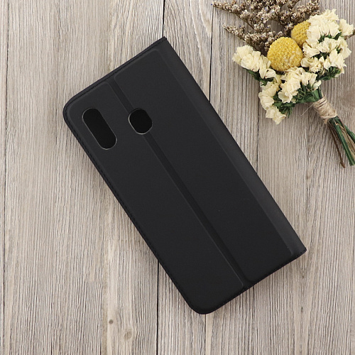 Чехол-книжка для Samsung Galaxy A20/A30/M10S, X-CASE, боковой, черный