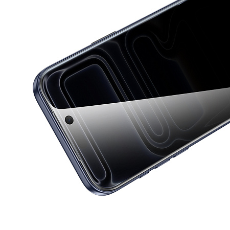 Защитное стекло для iPhone 17 Pro Max, G777 Plus, HOCO, anti-static, антишпион, черное