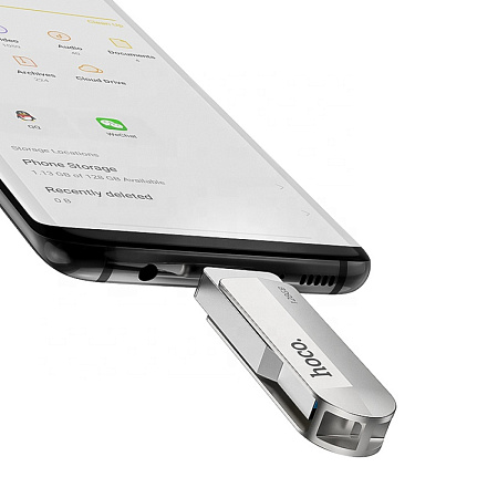 USB Flash Drive 16GB Smart Type-C (UD10) 2 в 1, скорость записи 15-30 МБ/С, скорость чтения 80-120МБ/С