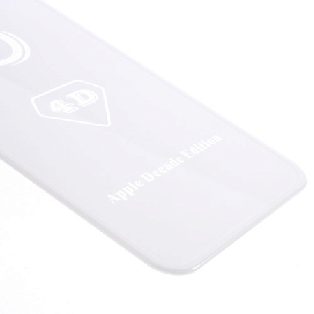 Защитное стекло на iPhone X/XS/11 Pro (5.8), 4D белый, X-CASE