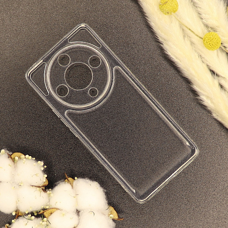 Чехол силиконовый для Honor X9B, с защитой камеры, X-CASE, прозрачный