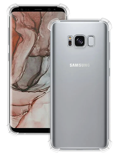 Чехол силиконовый для Samsung G950, Galaxy S8, усиленные края, X-CASE, прозрачный