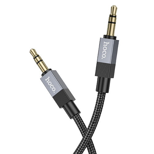 AUX Audio кабель 3,5 мм, UPA32, HOCO, длина 1 метр, цвет черный