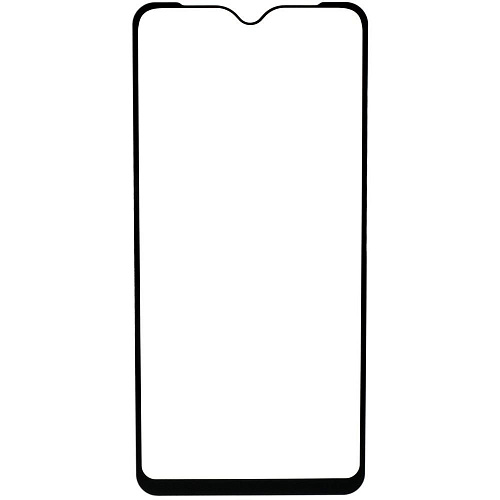 Защитное стекло на Realme 5/5i/5S/6i/C3/C11/C12/C20/C21/С25/C21Y/C25Y/C25S/NARZO 10/20, 9D, черное, X-CASE