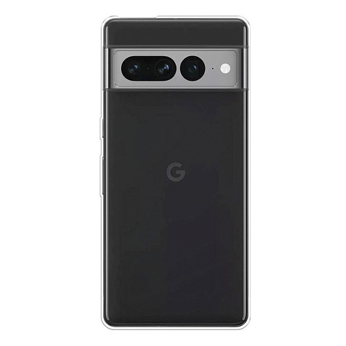 Чехол силиконовый для Google Pixel 7 Pro, с защитой камеры, X-CASE, прозрачный