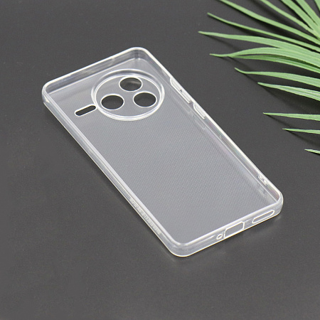 Чехол силиконовый для Xiaomi Poco F7 Pro (5G)/Redmi K80 (5G), с защитой камеры, X-CASE, прозрачный