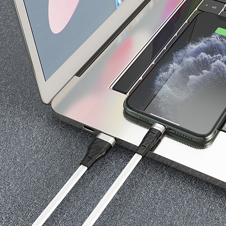 USB дата кабель Lightning, HOCO, X53, белый