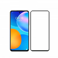 Защитное стекло на Honor 10X lite, 9D, черный, X-CASE
