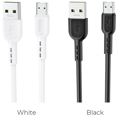 USB Кабель Micro, HOCO, X33, 4A Surge flash charging, белый