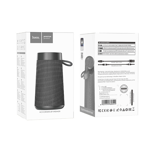 Колонка HC13 Sports BT speaker, HOCO, серый