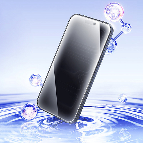 Защитное стекло для iPhone 17 Pro Max, A777 Plus, HOCO, антишпионское, черное