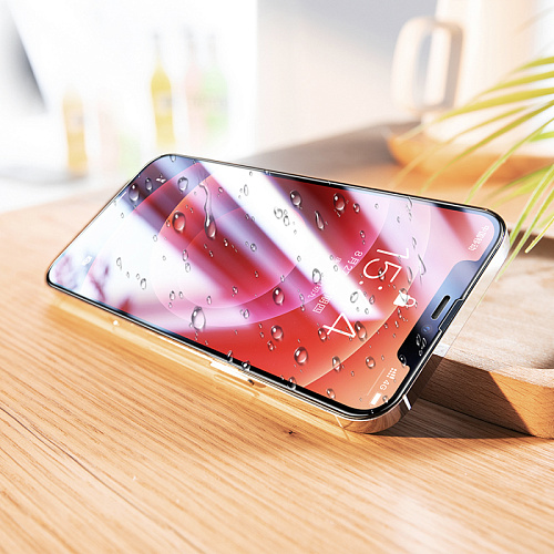 Защитное стекло на iPhone 12 (6.1)/12 Pro (6.1) G14, HOCO, Guardian shield series full-screen HD tempered glass, черное