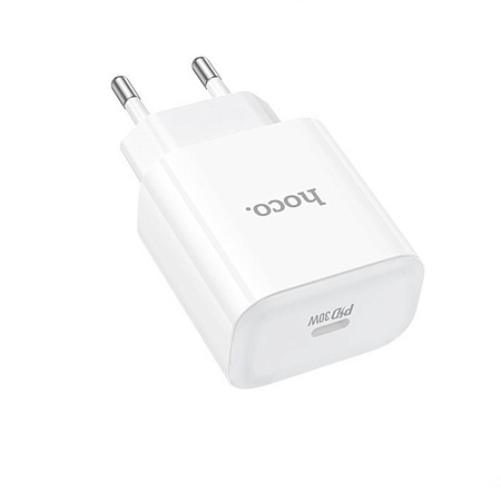 Сетевое зарядное устройство, 1 PD 30W (C76A Pro), HOCO, белый