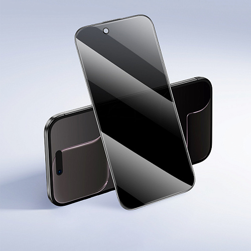 Защитное стекло для iPhone 17 Air, G15, HOCO, Guardian shield series full-screen anti-spy tempered glass, черное