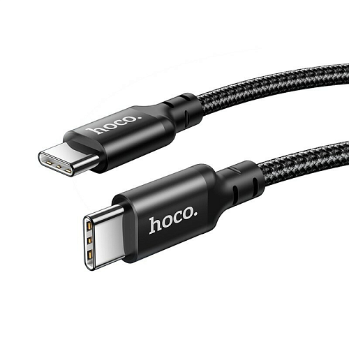 Кабель Type-C на Type-C, HOCO, X14, Fast Charge 60W, черный